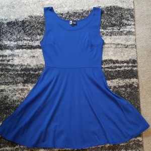 Blue Skater Dress